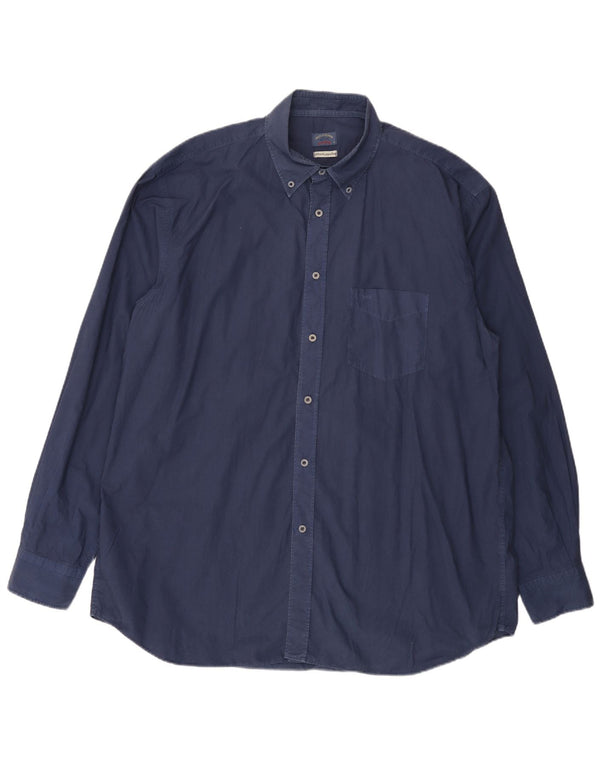 PAUL & SHARK Chemise Homme Taille 46 2XL Bleu Marine