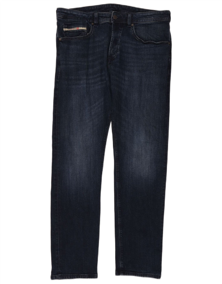 DIESEL Jean Buster Tapered Homme W34 L34 Bleu Marine Coton