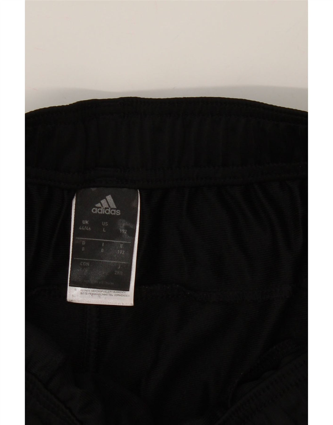 ADIDAS Mens Tracksuit Trousers UK 44/46 Large  Black Polyester Vintage Adidas and Second-Hand Adidas from Messina Hembry 