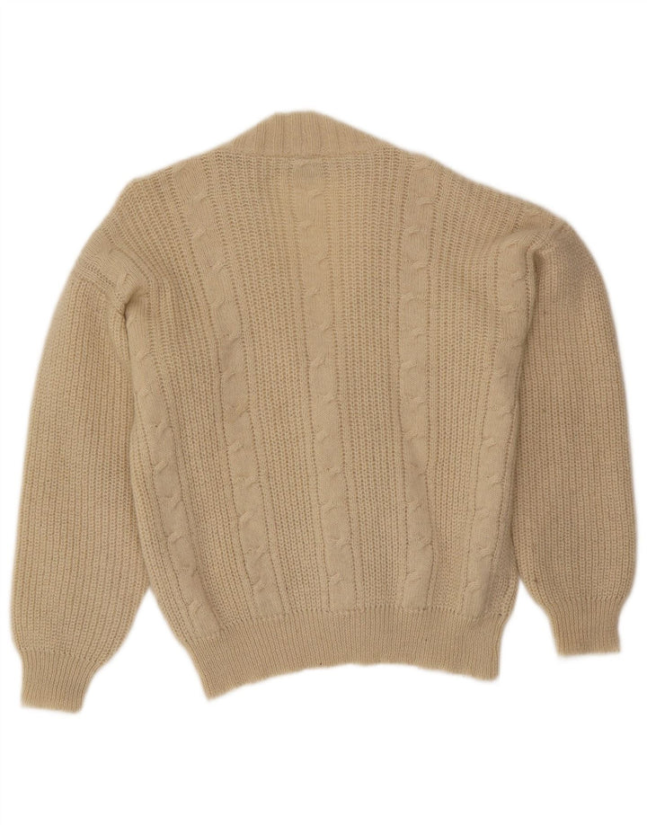 Belfe Cardigan Pull Medium Blanc Cassé Homme