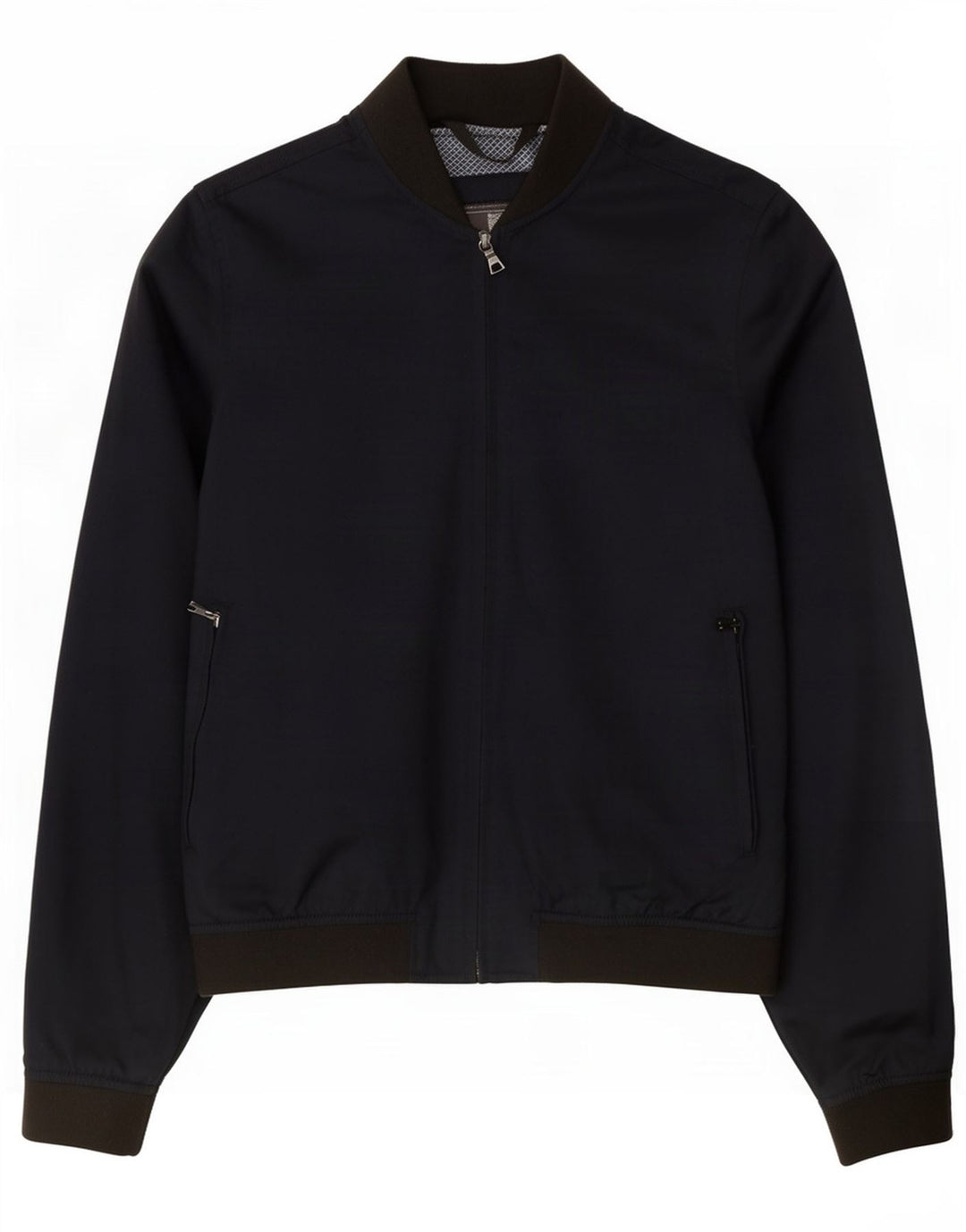 Marks & Spencer Veste Bomber Homme UK 36 Petit Bleu Marine Colorblock