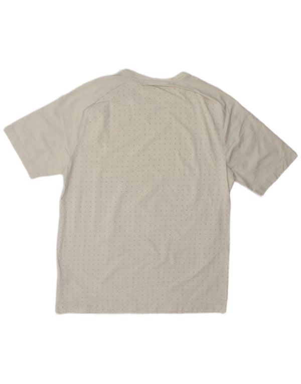 Nike T-shirt pour homme en coton à pois Blanc moyen