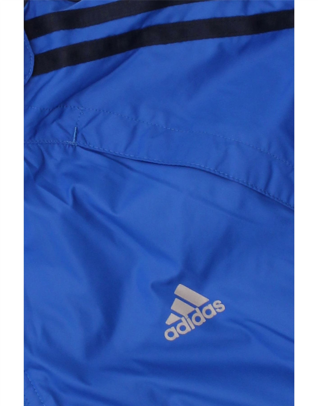 ADIDAS Mens Climawarm Rain Jacket UK 38 Medium Blue Colourblock Polyester Vintage Adidas and Second-Hand Adidas from Messina Hembry 