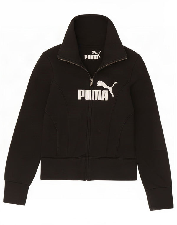 Puma Veste de survêtement graphique pour femme UK 8 Small Noir