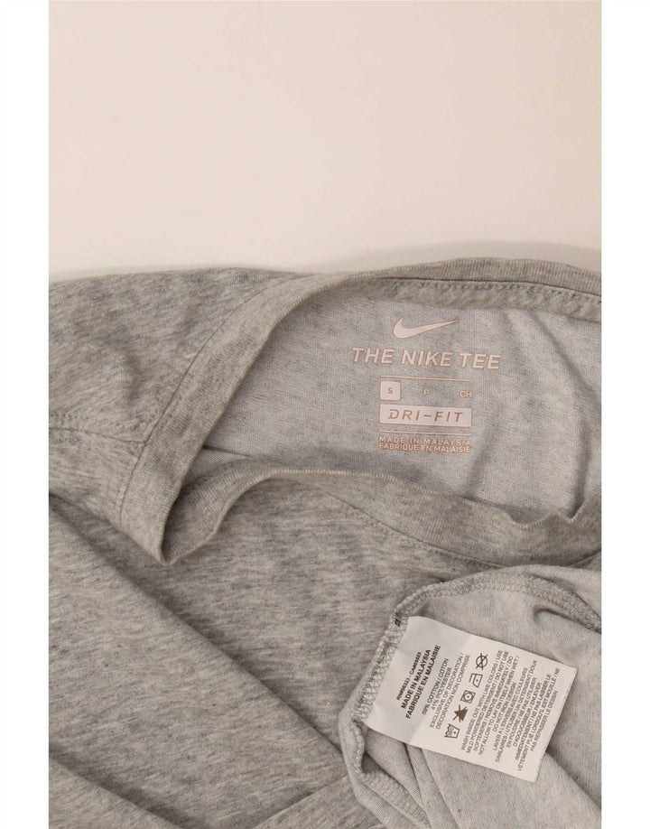 Nike Hommes Dri Fit T-Shirt Haut Petit Gris Coton