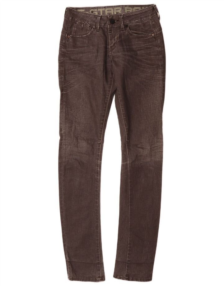 G-Star Jean Slim Femme W28 L32 Gris Coton