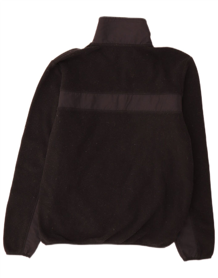 Kappa Veste polaire pour homme UK 38 Medium Noir Colorblock Polyester
