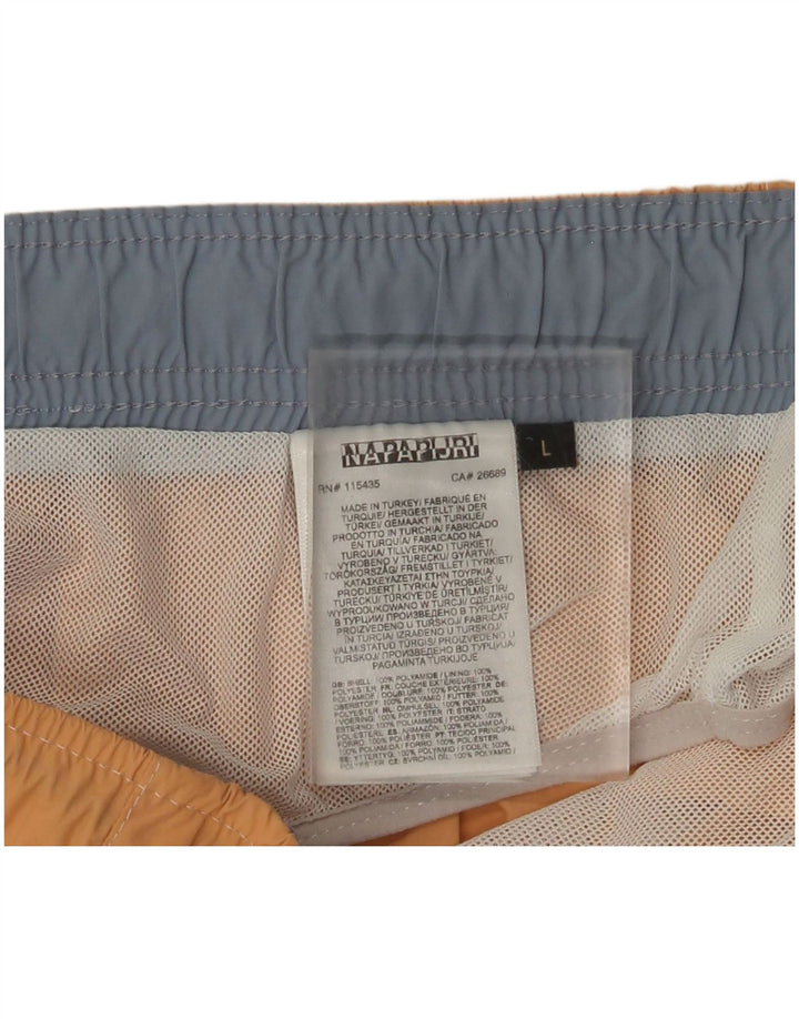 Napapijri Short De Bain Homme Large Orange Polyamide