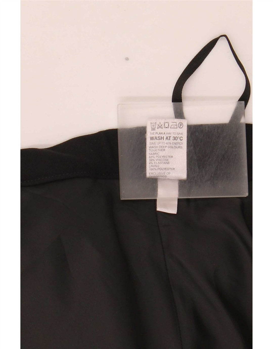 Marks & Spencer Jupe trapèze à motif abstrait pour femme UK 16 Large W40 Noir