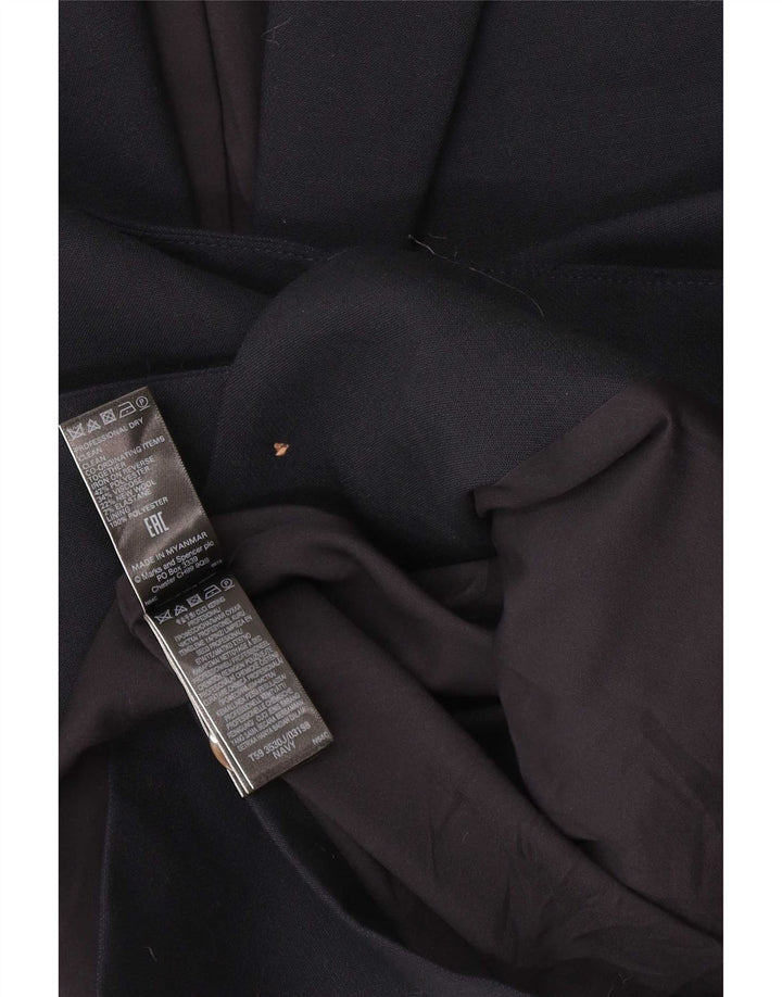 Marks & Spencer Veste blazer surdimensionnée à 1 bouton pour femme UK 18 XL Bleu marine