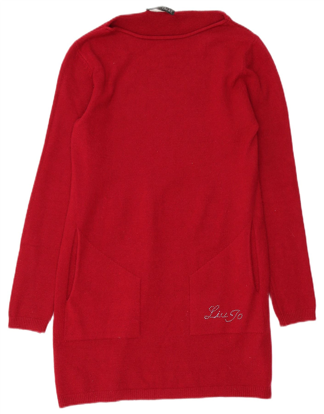 Liu Jo Robe Pull Femme UK 42 Moyen Rouge Modal