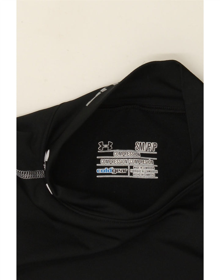 Under Armour Haut de compression graphique à manches longues pour femme UK 8 Small Noir