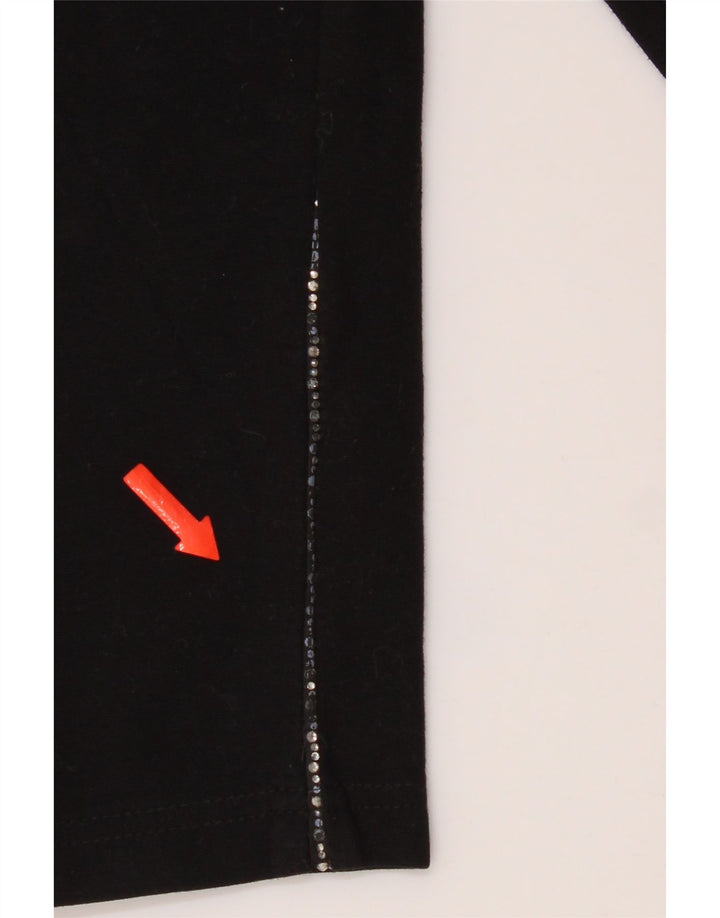 Marks & Spencer Legging court pour femme UK 8 Small Noir Viscose