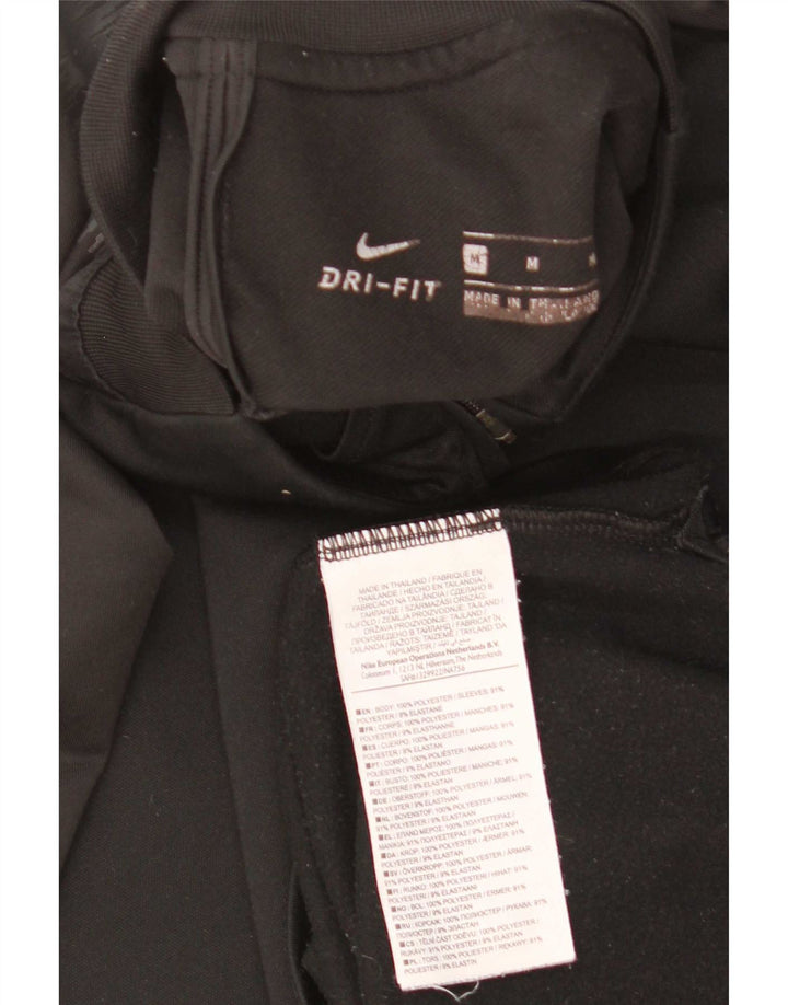Haut de survêtement Nike Dri Fit Graphic pour homme, color block, noir moyen