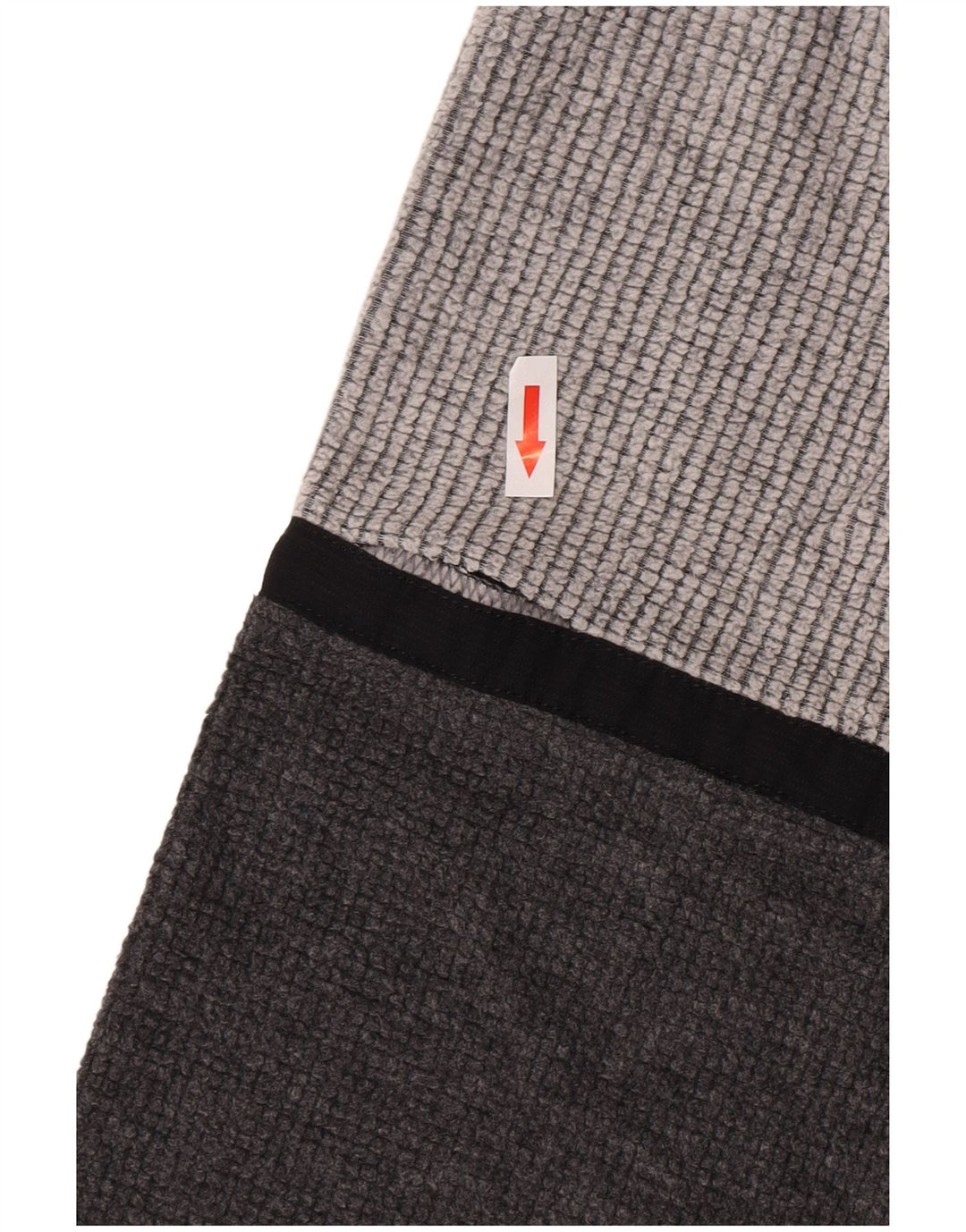 MC Kee's Pull polaire à col zippé pour homme XL Gris Colorblock Polyester