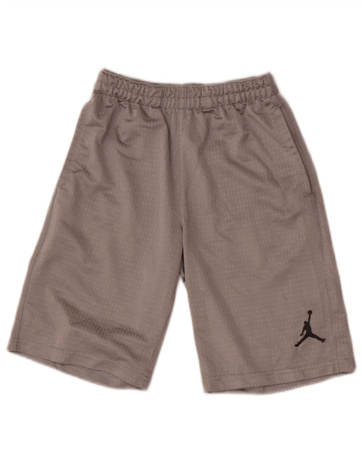 Jordan Short de sport garçon 8-9 ans Petit Gris Polyester