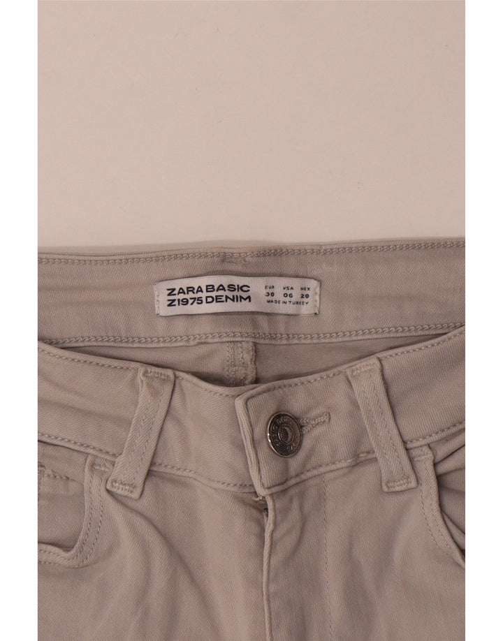 Zara Jean skinny femme EU 38 Small W28 L30 Gris