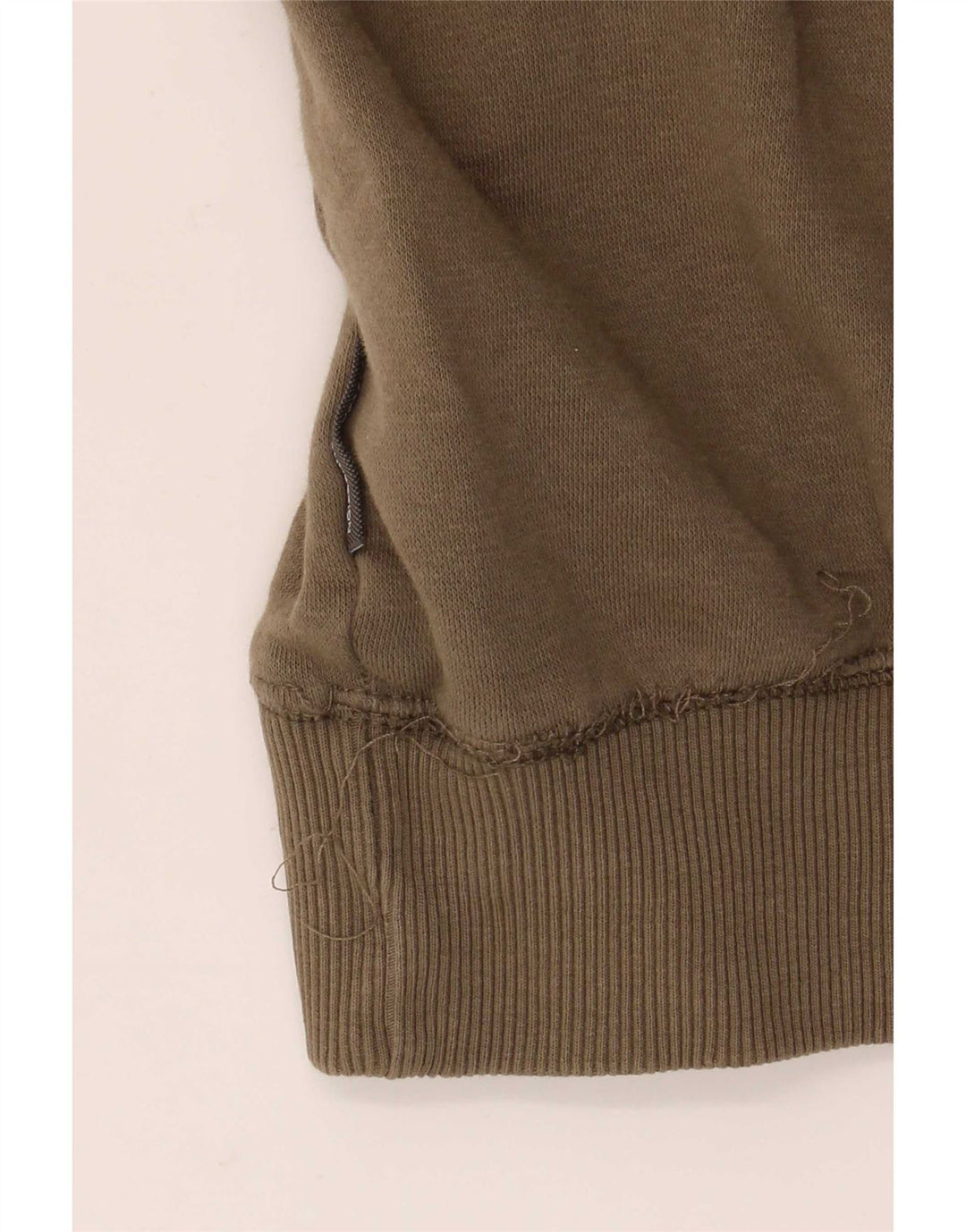 French Connection Pull à Capuche Homme Kaki Moyen Coton