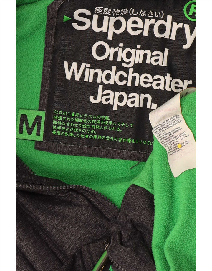 Superdry Veste coupe-vent Windcheater pour homme UK 38 Gris moyen moucheté