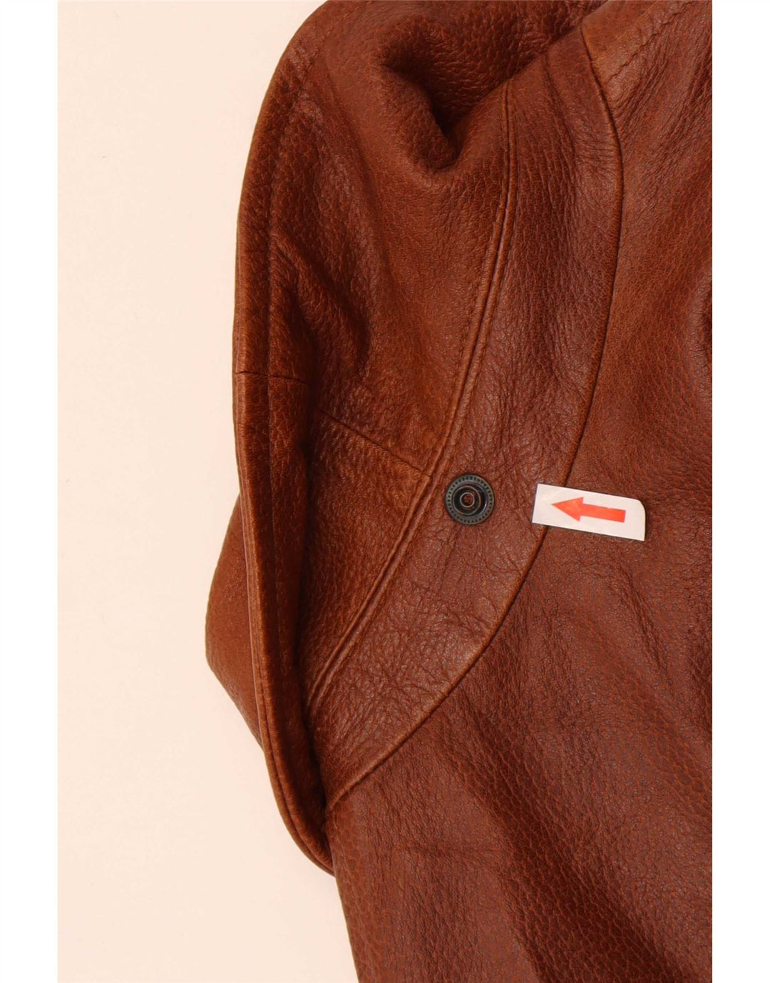 Pirbos Veste en cuir pour homme IT 58 4XL Marron