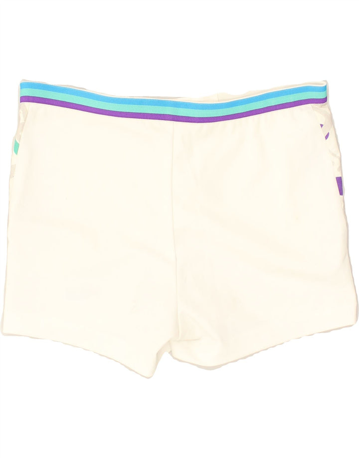 FILA Womens Sport Shorts IT 50 XL White | Vintage Fila | Thrift | Second-Hand Fila | Used Clothing | Messina Hembry 