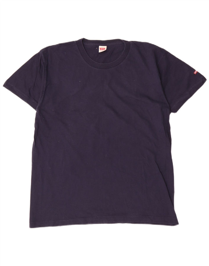 Levi's T-Shirt Homme Bleu Marine Large Coton