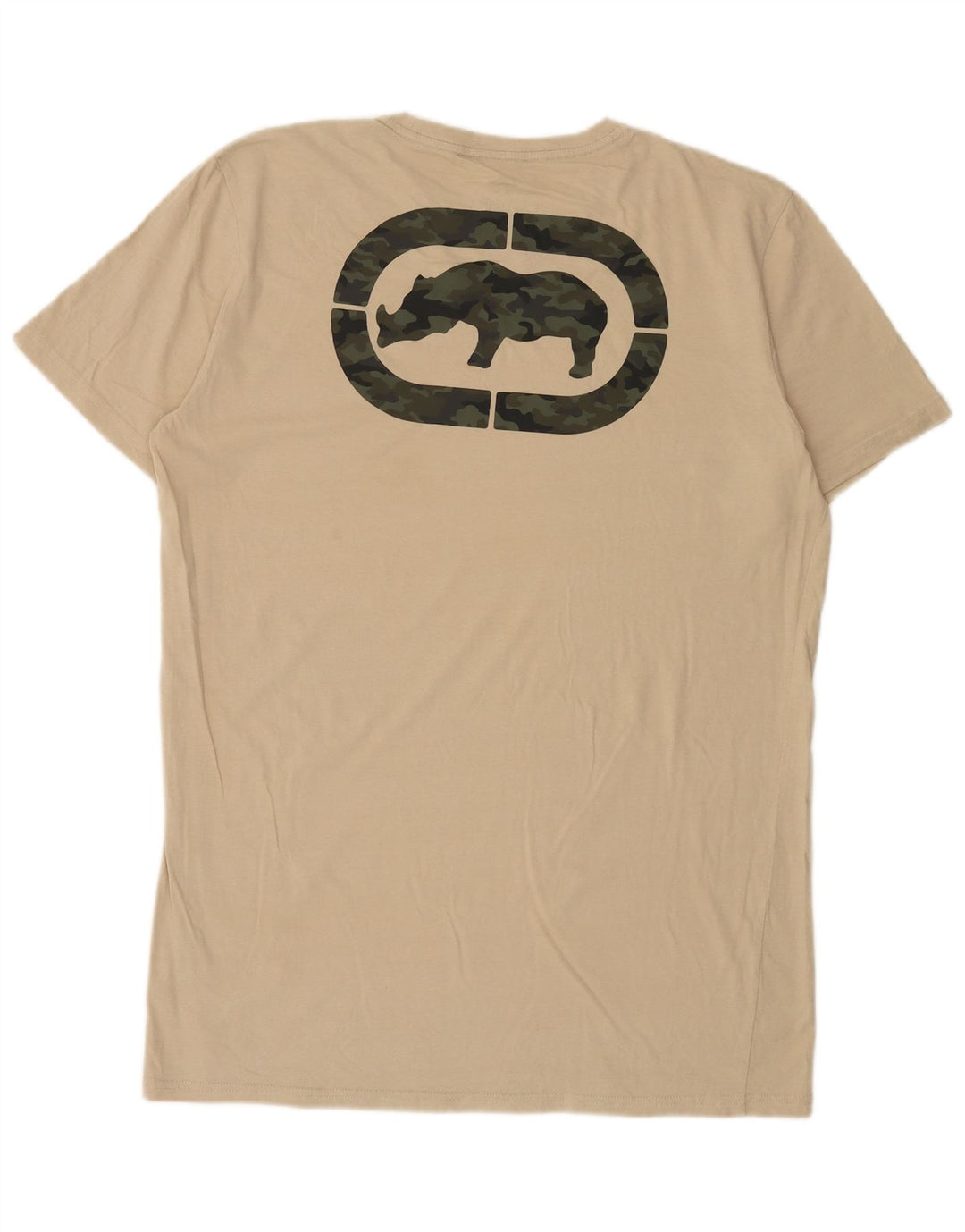Ecko Unltd T-Shirt Graphique Homme Top XL Coton Beige