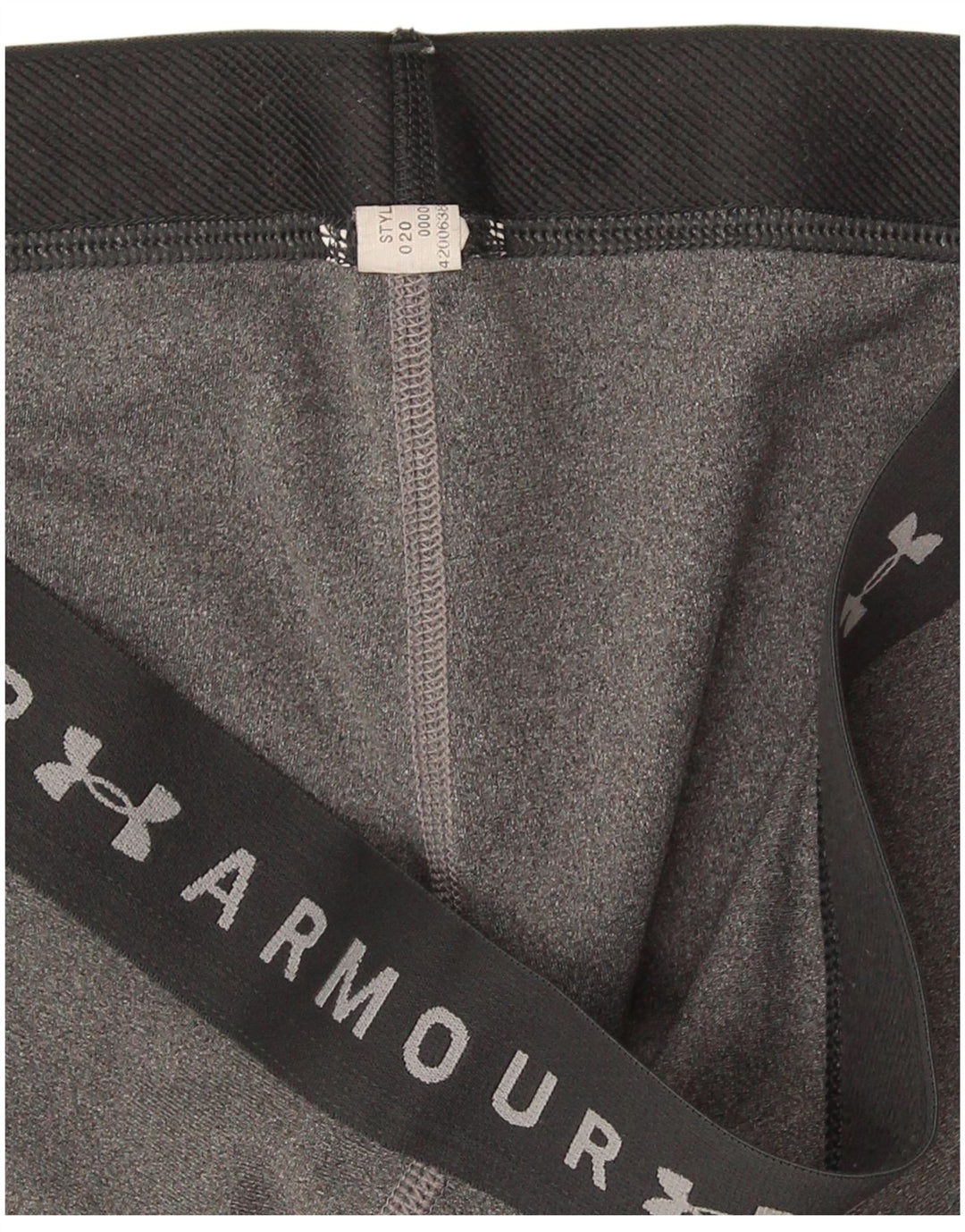 Under Armour Short de sport graphique pour femme UK 14 Gris moyen