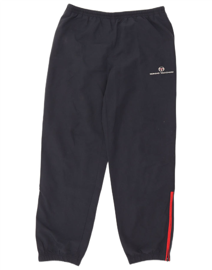 Sergio Tacchini Pantalon De Survêtement Homme Joggers Large Bleu Marine Polyester