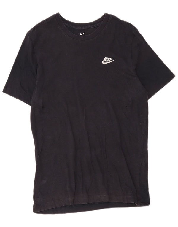 Nike T-Shirt Homme Bleu Marine Moyen Coton
