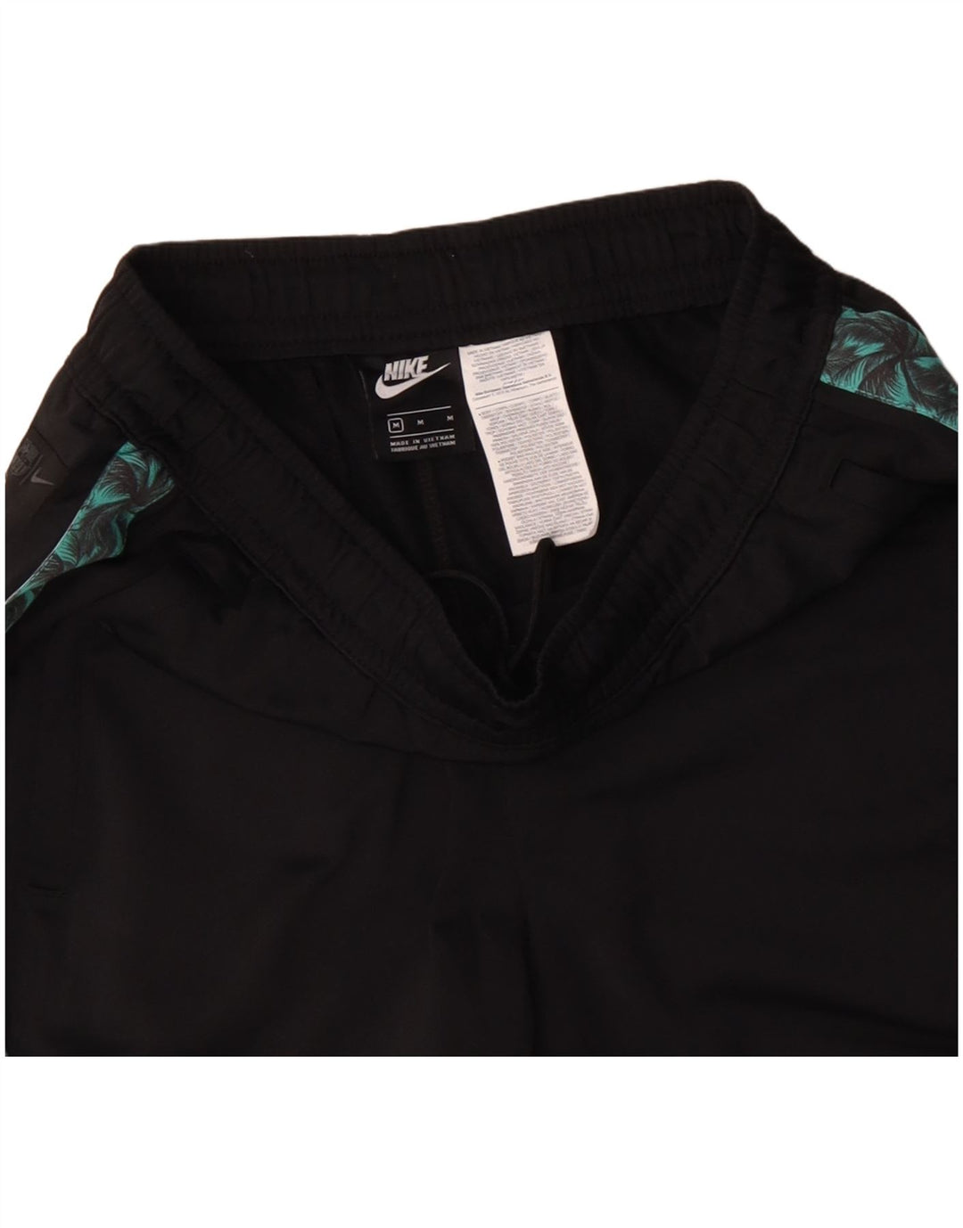 NIKE Pantalon de survêtement graphique pour homme en polyester color block noir moyen