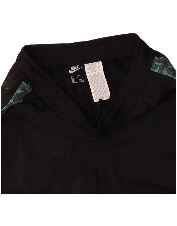 NIKE Pantalon de survêtement graphique pour homme en polyester color block noir moyen