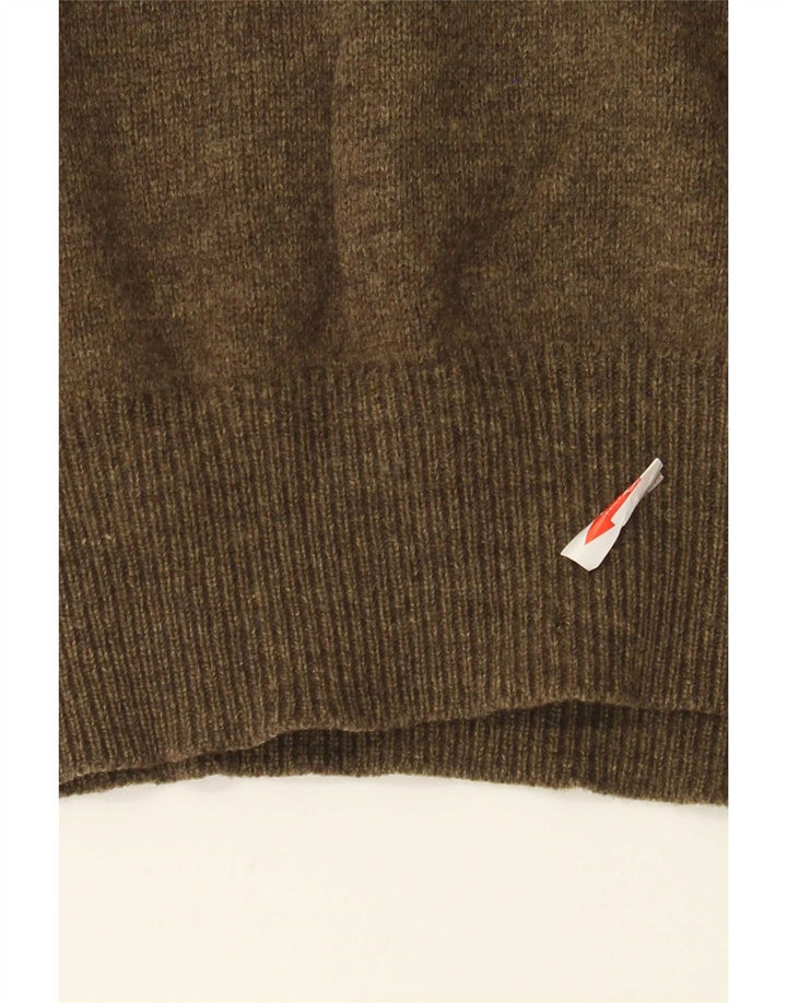 Kappa Pull Col V Homme XL Vert Laine