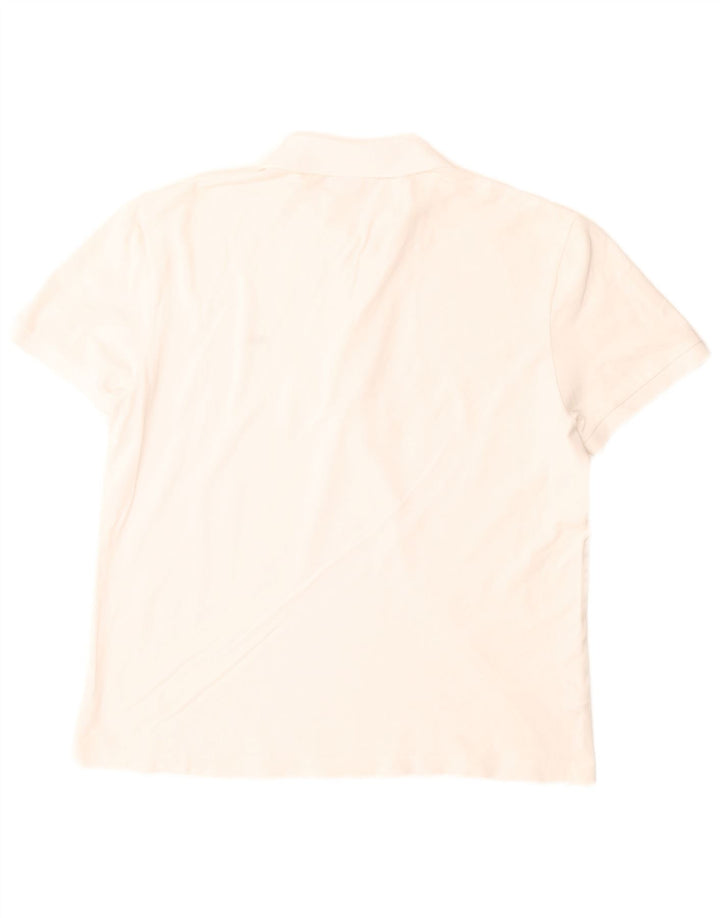 Lacoste Polo Slim Fit Homme Blanc Moyen Coton