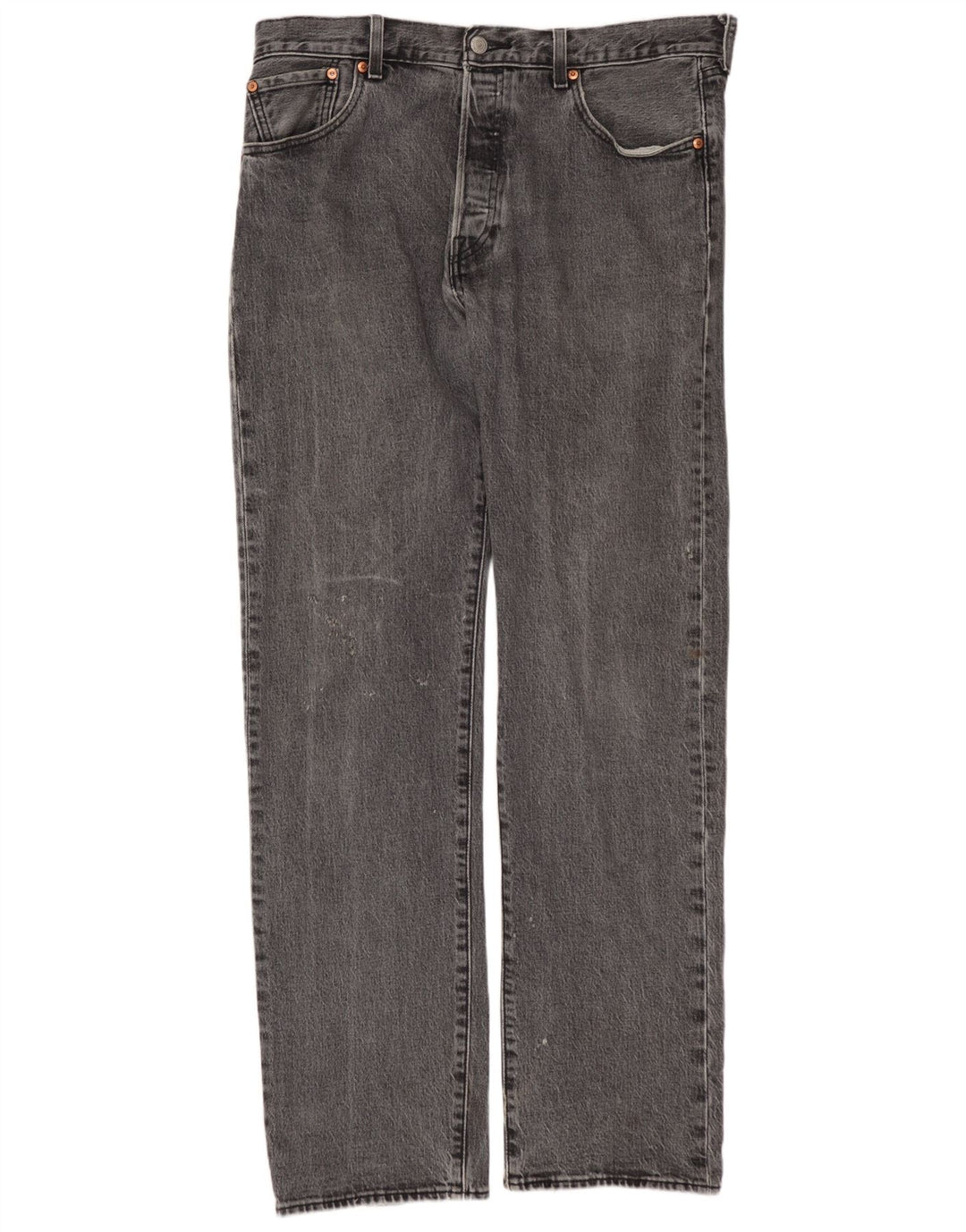 LEVI'S Jean Droit 501 Homme W34 L34 Gris Coton