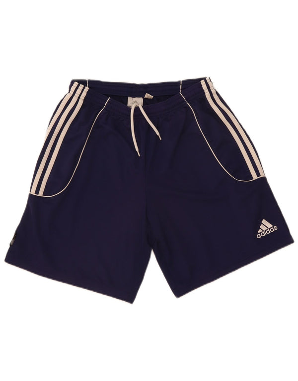 Adidas Short de sport pour homme en polyester color block bleu marine moyen