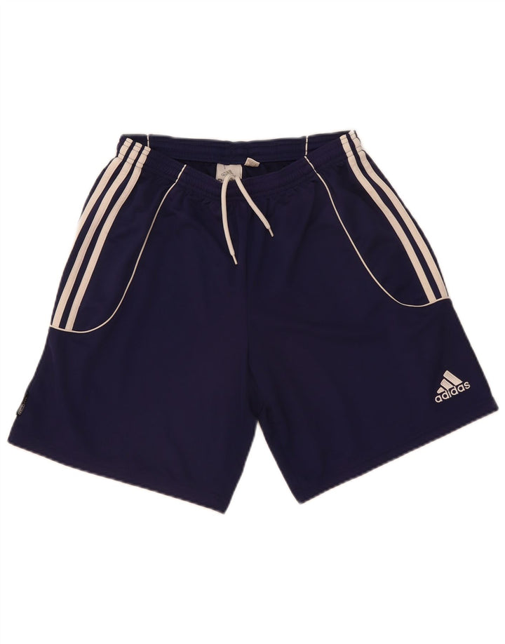 Adidas Short de sport pour homme en polyester color block bleu marine moyen