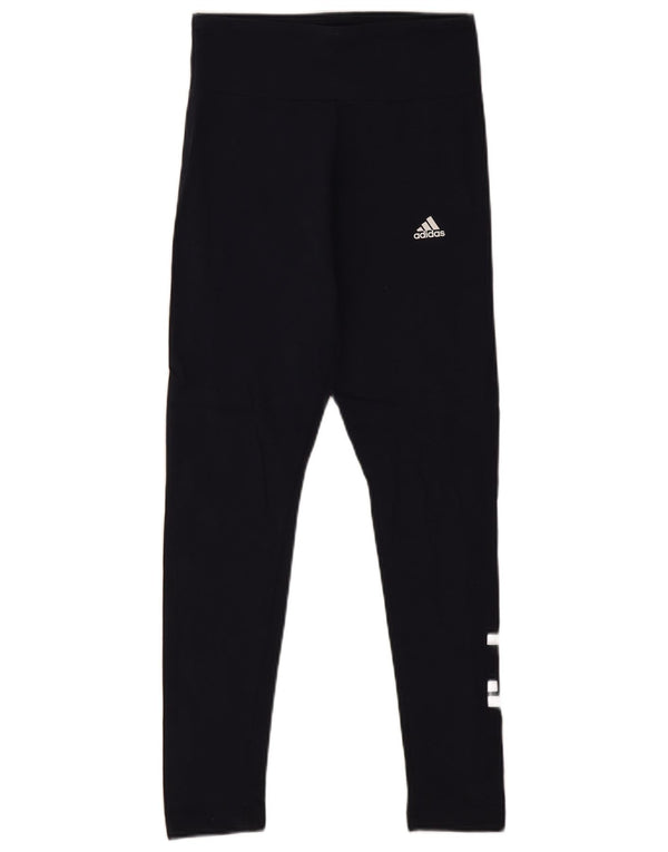 Adidas Leggings graphiques pour femme UK 8/10 Small Bleu marine