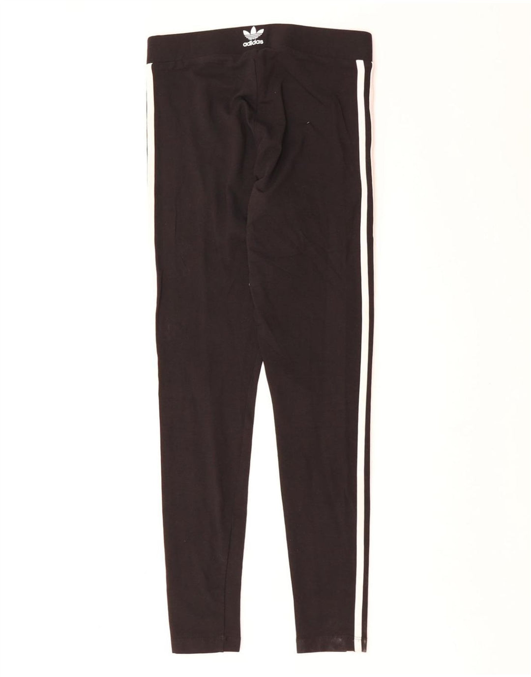 ADIDAS Leggings Femme UK 8/10 Petit Noir Coton