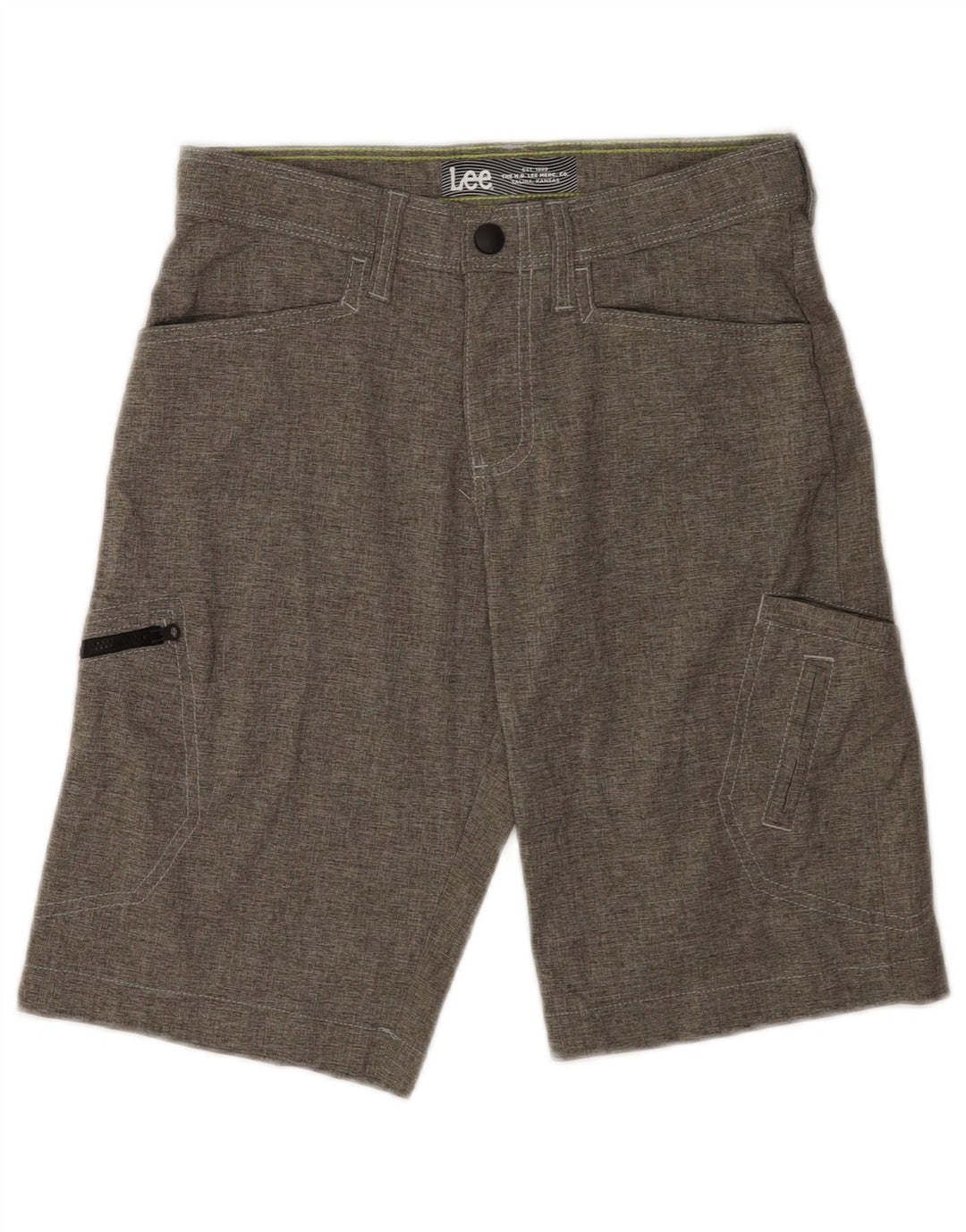 Lee Short Cargo Garçon 11-12 ans W26 Gris Polyester