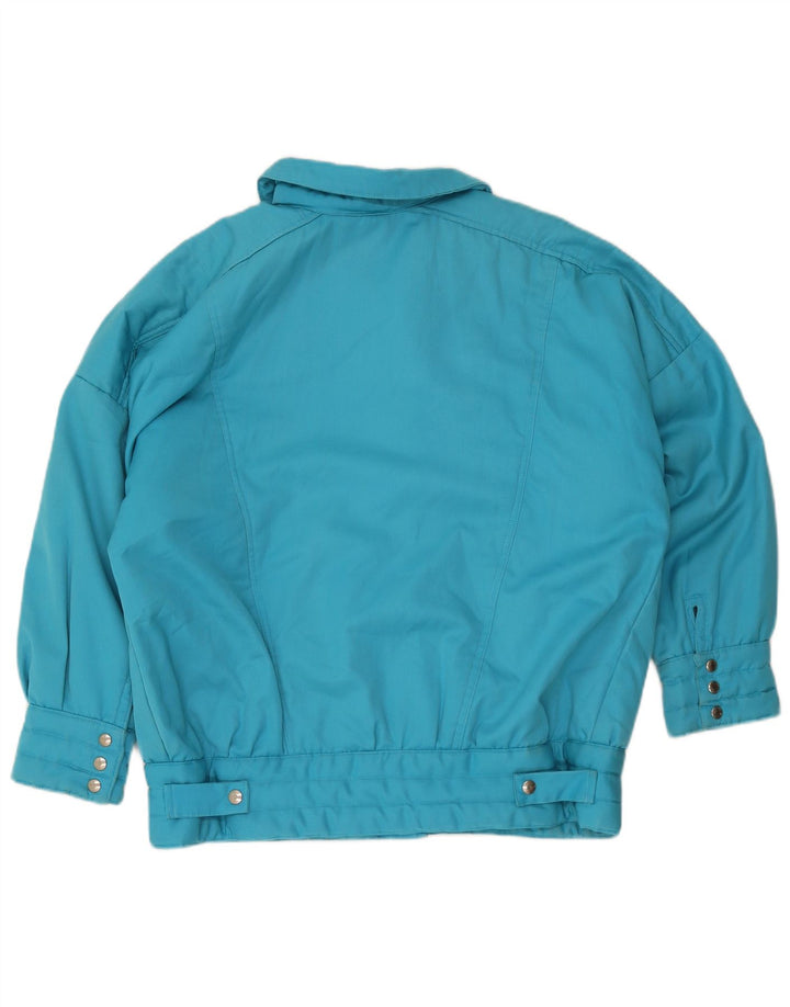 Veste Bomber Femme Vintage UK 18 XL Bleu