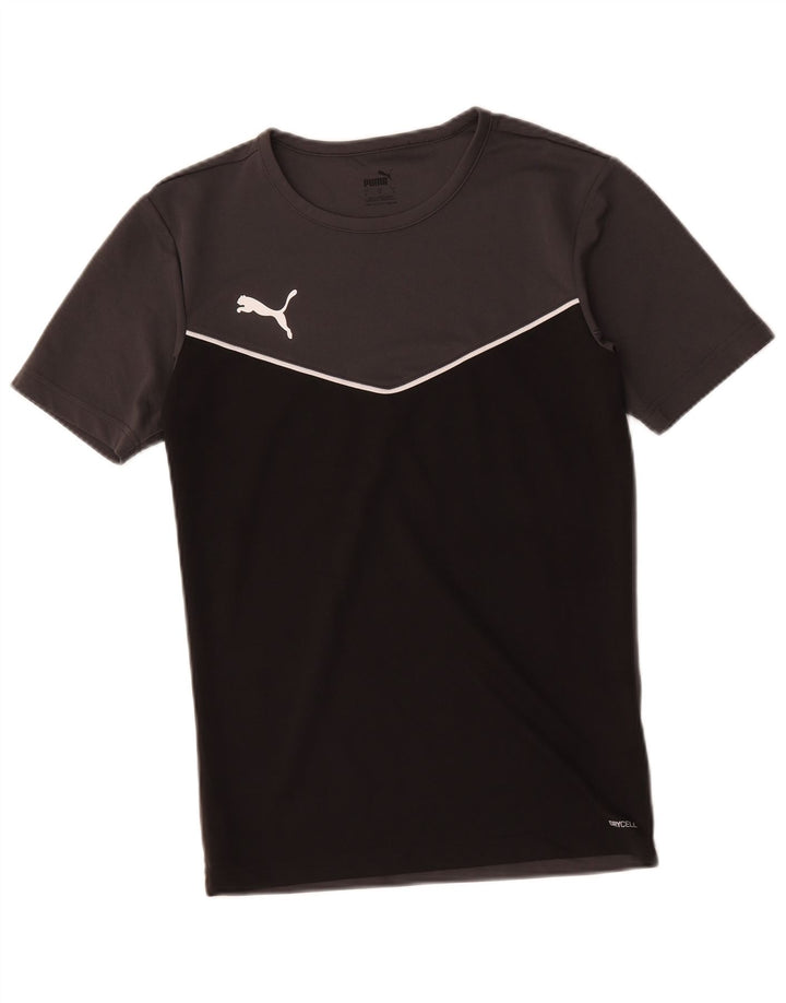 Puma T-Shirt Homme Haut Petit Noir Colorblock Polyester