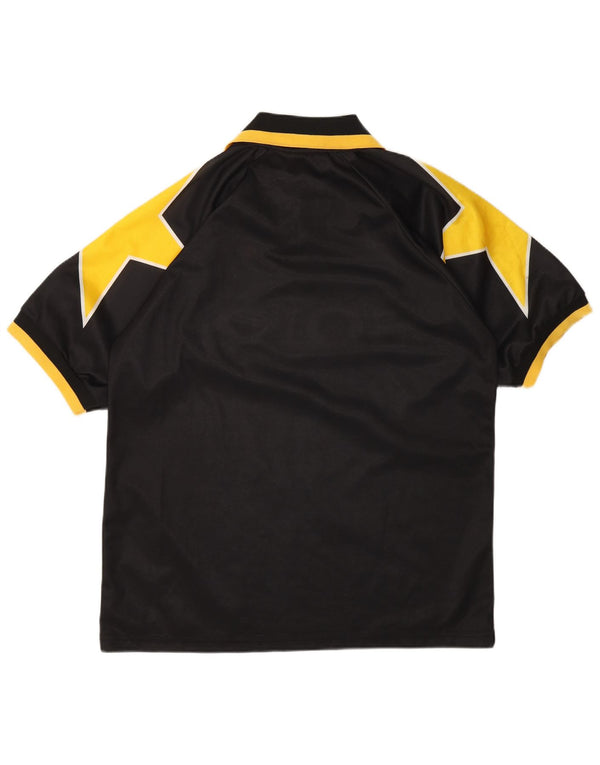 Kappa Maillot de Football Juventus 1995-1996 Homme Large Noir Colorblock Sports