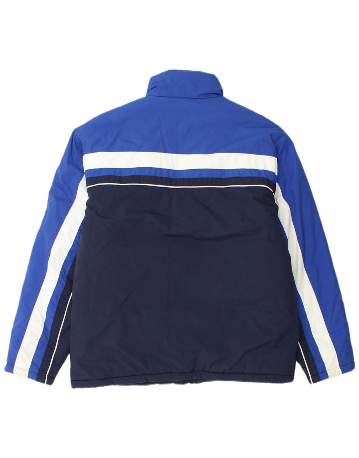 FILA Veste matelassée homme UK 36 Small Bleu marine Colourblock Polyamide
