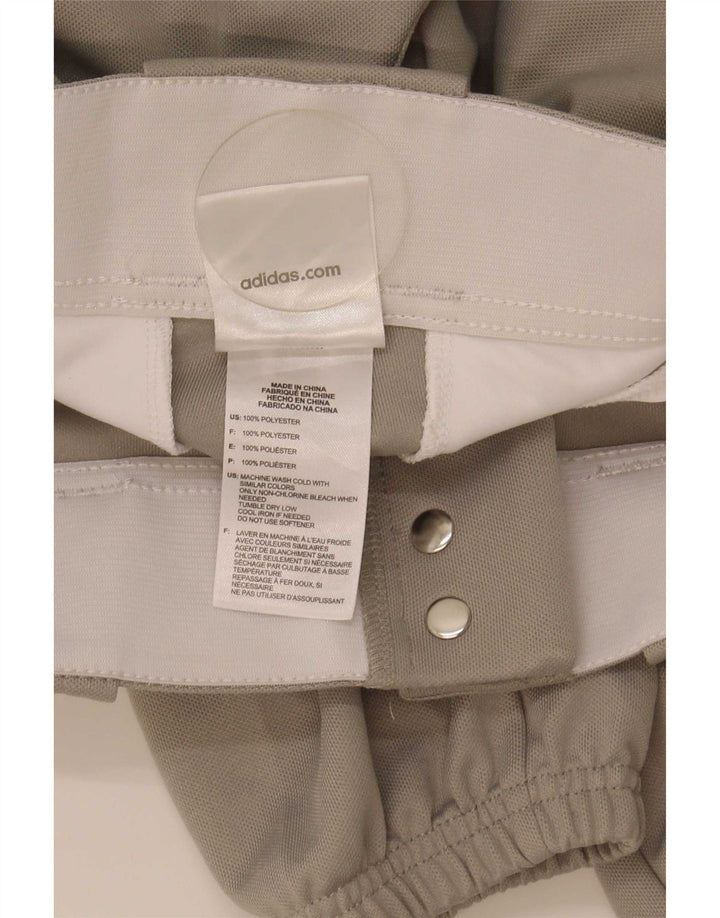 Adidas Pantalon de Survêtement Capri Garçon Joggers 8-9 Ans Petit Gris Polyester