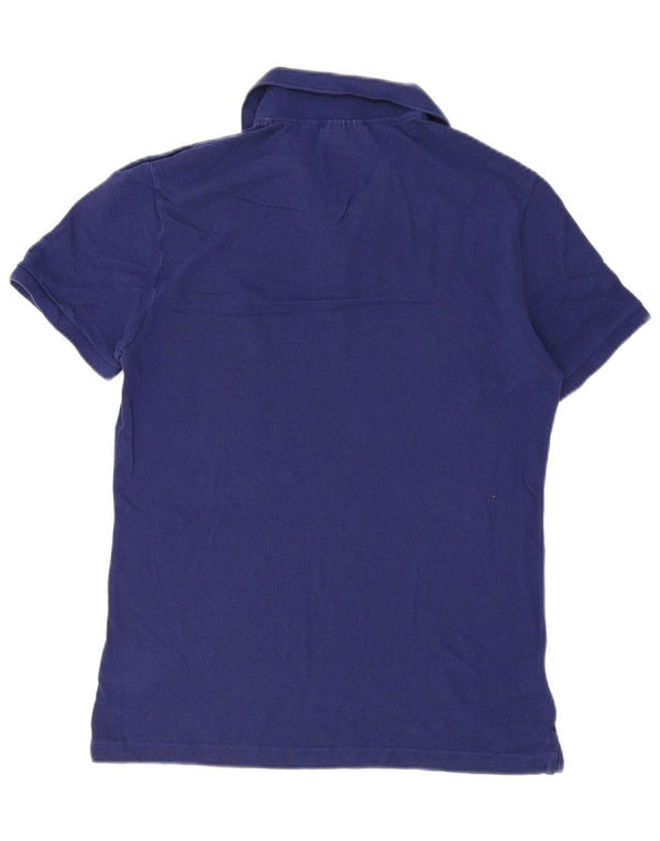 Lacoste Polo Slim Fit pour homme Taille 4 Bleu moyen Coton