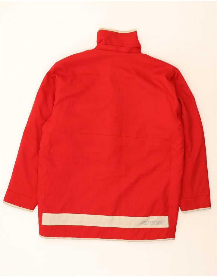 Rip Curl Veste coupe-vent pour homme UK 40 Large Rouge Colorblock Polyester