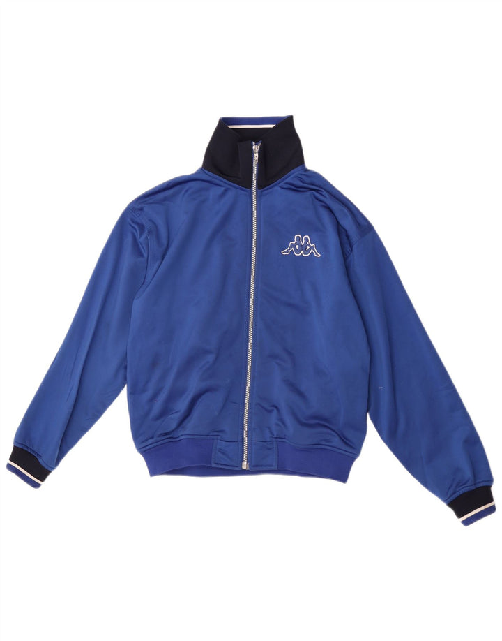 Kappa Veste de Survêtement Garçon 12-13 Ans XL Bleu Colorblock Polyester