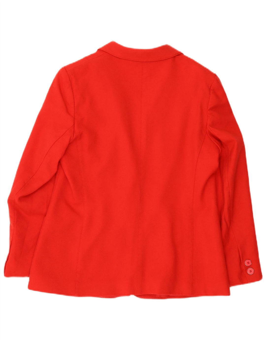 Bhs Veste Blazer 2 Boutons Femme UK 16 Grande Laine Rouge