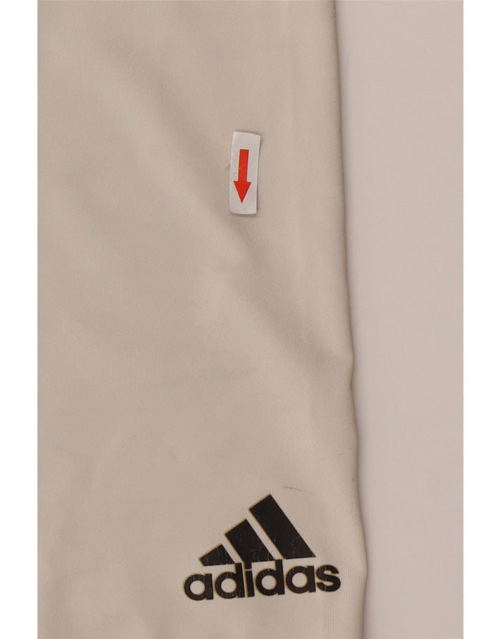 Adidas Short de sport pour homme XL Blanc Polyester
